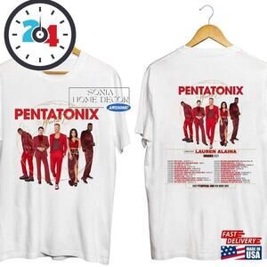 Pentatonix The World Tour Summer 2 Sided Tshirt